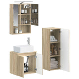 Bathroom Furniture Set 4 pcs Sonoma Oak 3407441