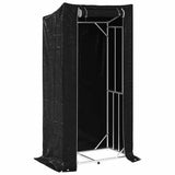 Firewood Rack with Rain Cover 100x60x200 cm Galvanised Steel 4104949