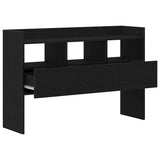 Sideboard Black Oak 105 x 30 x 70 cm Engineered Wood 862666