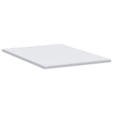 Mattress Topper White 140 x 200 x 5 cm Jaquard Fabric 4106227