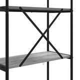 Bookshelf Grey Sonoma 80 x 30 x 183 cm Engineered wood 879836
