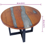 Coffee Table Teak Resin 60 cm 243466