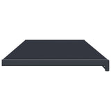 Window Sill Anthracite with wood grain 120 x 45 x 4.5 cm PVC 42046983