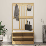 Hall Tree SANDNES 87x40x159.5 cm Solid Wood Pine 4010488
