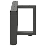 Coffee Table Legs T-Shaped 2 pcs Anthracite 60x25x cm Steel 4013014