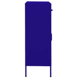 Storage Cabinet Navy Blue 80x35x101.5 cm Steel 336154