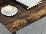 Coffee Table Smoke Oak 100 x 50 x 45 cm Engineered Wood 892574