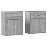 Sideboards 2 pcs Grey Sonoma 60x31x70 cm Engineered Wood 3276551