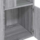 Bookcase Grey Sonoma 40x36x189 cm Engineered Wood 848246