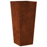 Garden Planters 2 pcs 35x35x75 cm Weathering Steel 851093