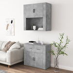 Highboard Concrete Grey Engineered Wood 3185371