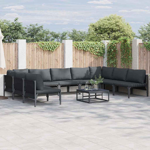 Garden Sofa Set Anthracite Steel 3379010