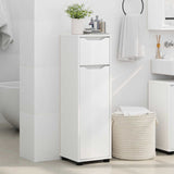 Bathroom Cabinet White 30.5 x 30 x 101 cm Engineered Wood 888737