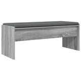 Hall Bench with Cushion Grey Sonoma 103 x 38 x 40 cm 891565