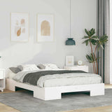 Bed Frame White 140 x 190 cm 873035
