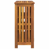 Garden Cabinet Natural 90 x 40 x 90cm Solid Acacia Wood 42001371