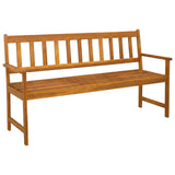 Garden bench 158 x 55 x 89 cm Solid Acacia Wood Natural 42034671