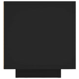 TV Cabinet with LED Lights Black 160x35x40 cm 804428
