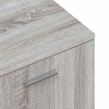TV Cabinet Grey Sonoma 120x34x37 cm Engineered Wood 833557