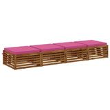 4-Piece Seat Cushions SOEST 4 pcs 100% Polyester Pink 945098