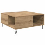 Coffee Table Artisan Oak 80 x 80 x 36.5 cm Engineered Wood 881667