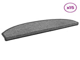 Self-adhesive Stair Mats 15 pcs Dark Grey 80 x 24.5 x 3.5 cm 42038636