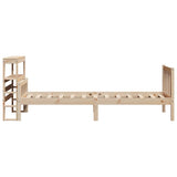 Bed Frame without Mattress 100x200 cm Solid Wood Pine 3305900