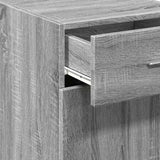 Sideboard Grey Sonoma 40x42.5x93 cm Engineered Wood 846283