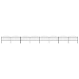 Garden Fence with Spear Top Steel 1426x150 cm Black 277737