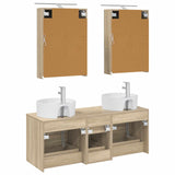 Bathroom Furniture Set 5 pcs Sonoma Oak 3406913