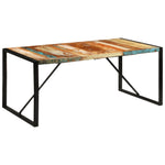 ZNTS Dining Table 175x90x76 cm Solid Wood Reclaimed 351693