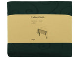 Table Cloth 5 pcs Rectangular Dark Green 140 x 140 cm 42040445