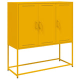 Highboard Mustard Yellow 100.5x39x107 cm Steel 846539
