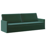 Sofa Set 2 pcs Dark Green Velvet 3433231