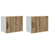 Wall Cabinet PORTO 2 pcs Artisan Oak 50 x 31 x 40 cm 885264