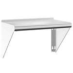 ZNTS Wall Shelf 50x30x31 cm Silver Stainless Steel 30277