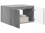 Wall-mounted Bathroom Cabinet Grey Sonoma 62.5 x 44.5 x 50 cm 890478