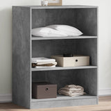 Wardrobe Concrete Grey 77x48x102 cm Engineered Wood 840824