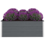 ZNTS Garden Raised Bed WPC 150x100x54 cm Grey 43609