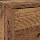 Shoe Cabinet 100.5 x 28 x 100 cm Engineered Wood Old Wood 871386