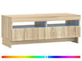 LED TV Cabinet Sonoma Oak Engineered Wood 896117
