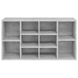 Shoe Bench Concrete Grey 103x30x55 cm Engineered Wood 803294