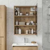 Bathroom Mirror Cabinet Artisian Oak 43 x 16 x 62.5 cm 889142
