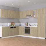 Corner Bottom Cabinet Lyon Sonoma Oak 75.5x75.5x81.5 cm Engineered Wood 802492