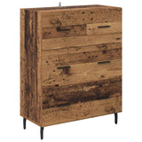 Highboard with Drawer 2 pcs Old Wood Engineered Wood 3415618