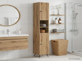 Bathroom Cabinet with Open Shelf BREDA Artisan Oak 897484