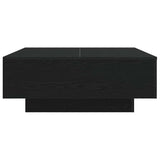 Coffee Table Black Oak 80 x 80 x 31 cm Engineered Wood 863002