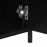 Bedside Cabinet 2 pcs Black Oak 40 x 42 x 60 cm Engineered Wood 875785