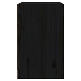 Bedside Cabinets 2 pcs Black 40x31x50 cm Solid Pinewood 808132