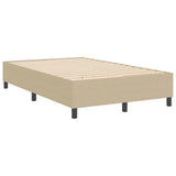 Platform Bed Frame Grey Green 120 x 190 cm Fabric 3337401